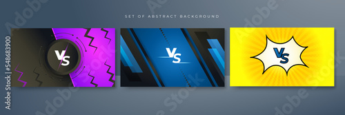 Fight versus vs background. Vector illustration for game, battle, challenge, fight, competition, contest, team, boxing, championship, clash, combat, tournament, conflict, duel, MMA, football