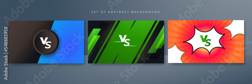 Fight versus vs background. Vector illustration for game, battle, challenge, fight, competition, contest, team, boxing, championship, clash, combat, tournament, conflict, duel, MMA, football