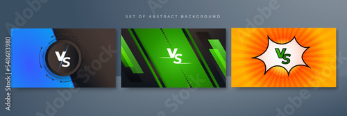 Fight versus vs background. Vector illustration for game, battle, challenge, fight, competition, contest, team, boxing, championship, clash, combat, tournament, conflict, duel, MMA, football