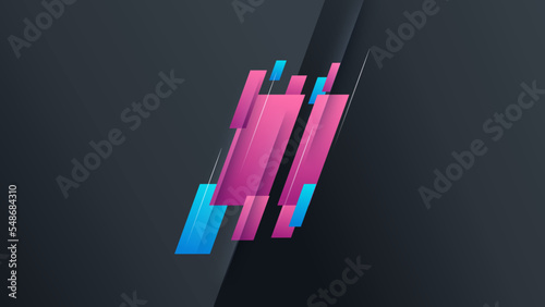 Versus background with blue pink for game, battle, challenge, fight, competition, contest, team, boxing, championship, clash, combat, tournament, conflict, duel, MMA, football