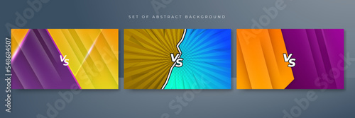 Fight versus vs game background. Vector illustration for battle, challenge, fight, competition, contest, team, boxing, championship, clash, combat, tournament, conflict, duel, MMA, football