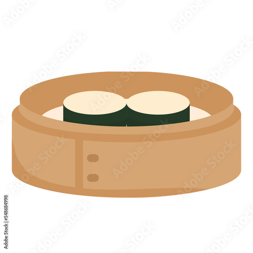 dumplings flat icon