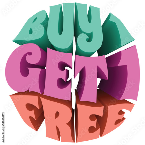 Buy 1 Get 1 Free. Transparent PNG Illustration.