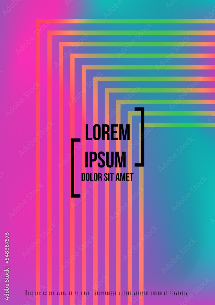 Electronic Geometric Cover Design with Gradient and Abstract Lines, Figures for your Business. Placard Fluid Rainbow Poster Design, Gradient Effect for Performance. Electronic Geometric Cover Design with Gradient and Abstract Lines, Figures for your Business. Placard Fluid Rainbow Poster Design, Gradient Effect for Performance.