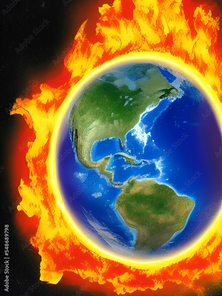 Planet Earth is burning Planet Earth is burning