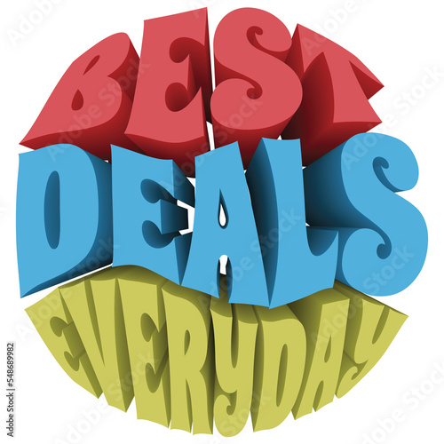 Best Deals Everyday. Transparent PNG.