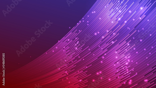 Blue light streak, fiber optic, speed line, futuristic background