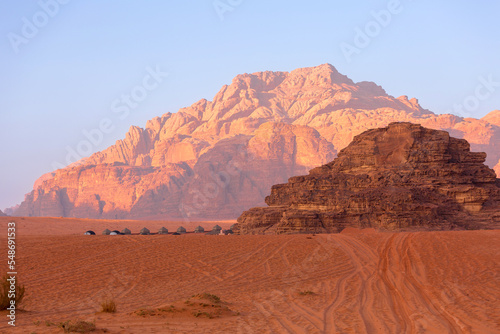 Camp at Wadi Rum Desert, Jordan