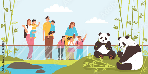 Flat Zoo Pandas