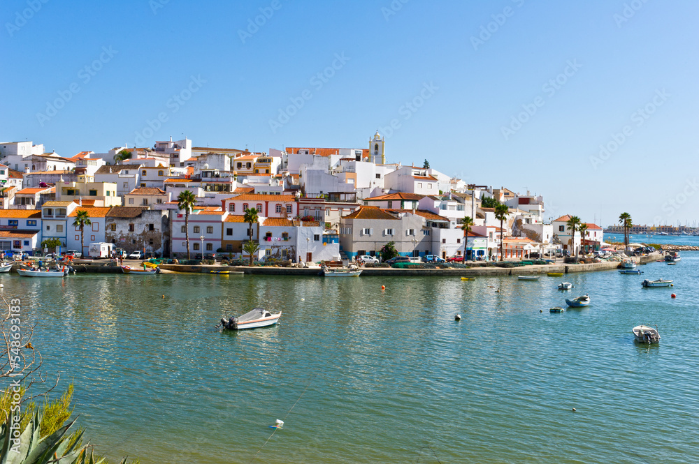 Ferragudo fishing village Algarve Portugal
