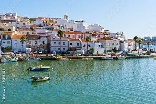 Ferragudo fishing village Algarve Portugal
