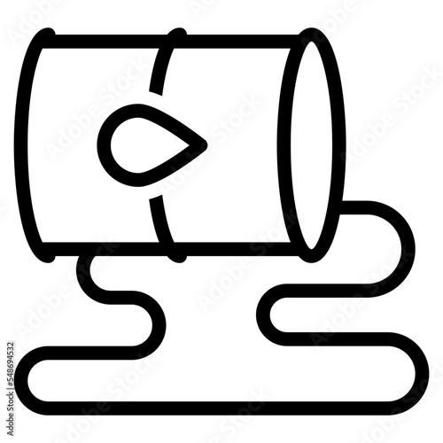 oil spill outline icon