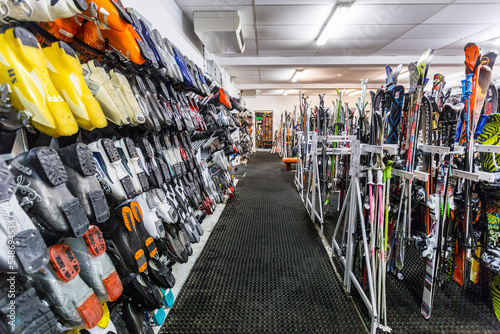 Fotografie location matériel de ski