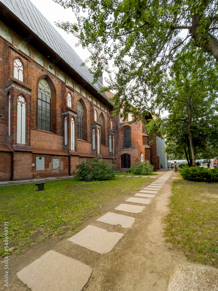 Gothic Cathedral of Immanuel Kant Island in Kaliningrad Gothic Cathedral of Immanuel Kant Island in Kaliningrad