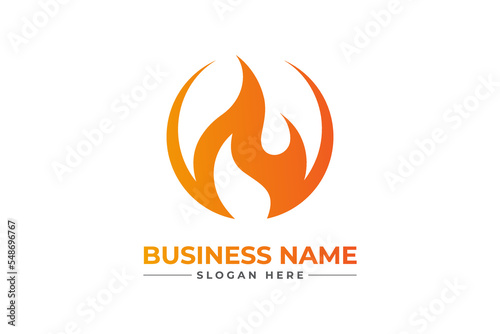 oil and gas with heating icon. HVAC, oil, gas, air condition and heating logo	