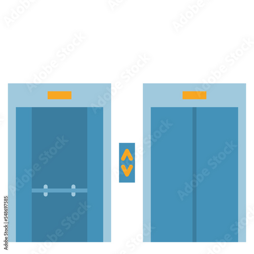 elevator flat icon