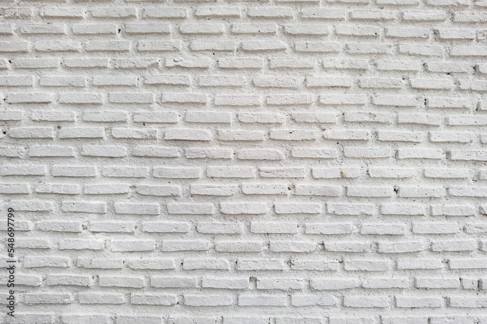 Texture of the white brick walls                                                                                                                          