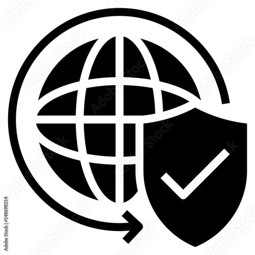 worldwide glyph icon