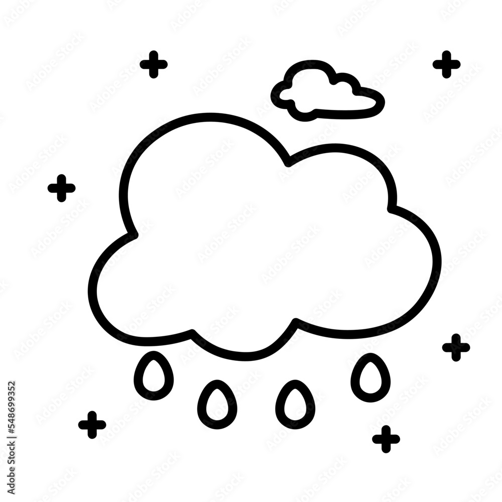Weather element vector decoration design Weather element vector decoration design