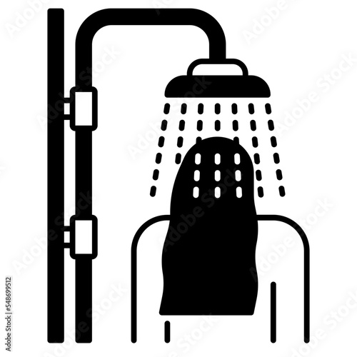 shower solid icon