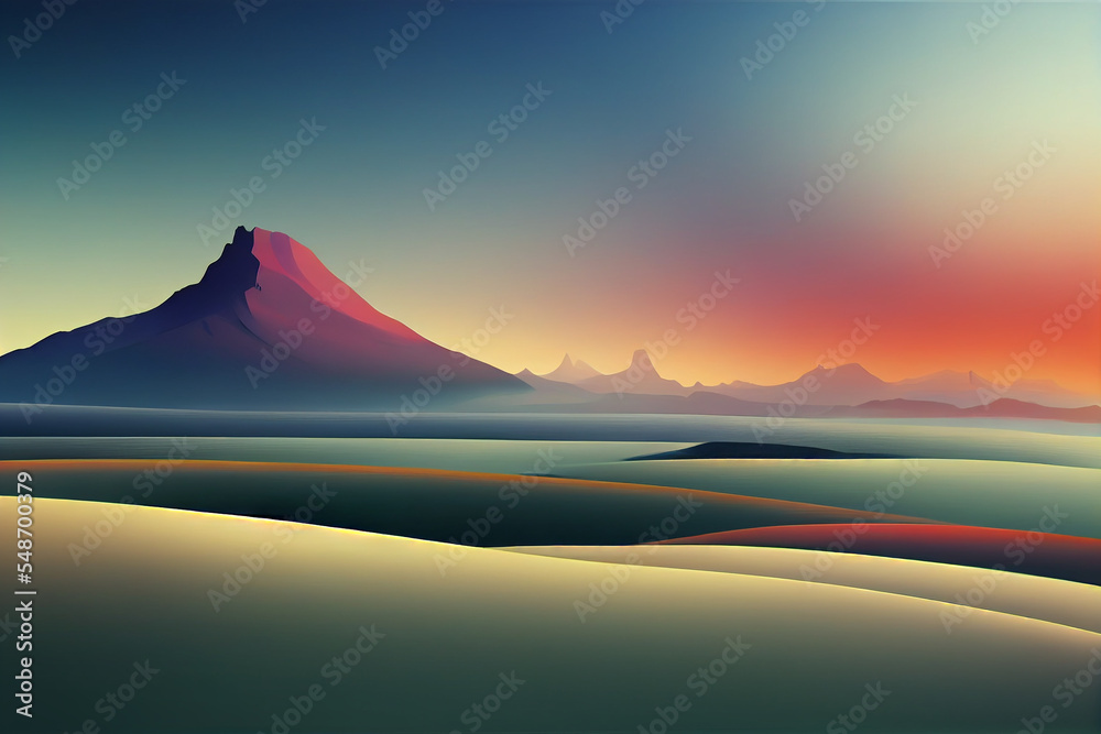 Abstract Landscape Desktop Wallpaper