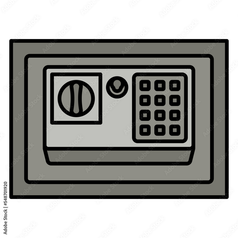 safe box line icon safe box line icon