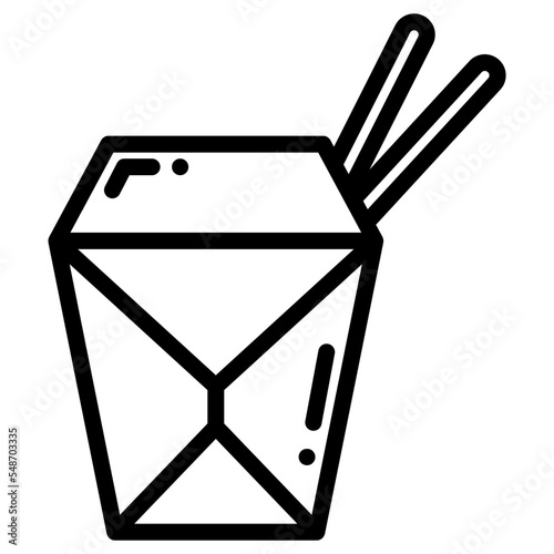 Ramen box icon