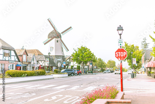 the iconic windmill at Solvang