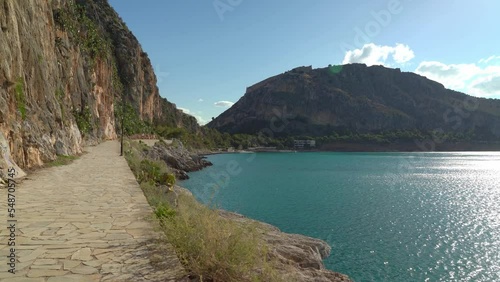 Arvanitia Promenade in Nafplio - Lovely short walk circling the peninsula that's topped by the castle of Acronafplia, which overlooks Nafplio photo