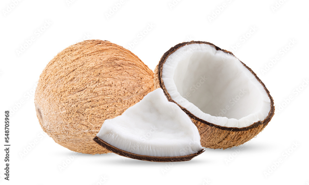 Coconut isolated on transparent png Coconut isolated on transparent png