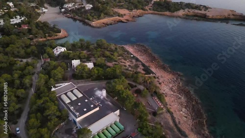 Cala Gracio and Cala Gracioneta beaches in Ibiza, Spain photo