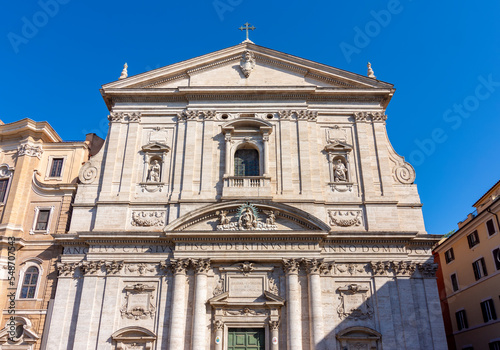 Santa Maria in Vallicella (Chiesa Nuova) church in Rome, Italy photo