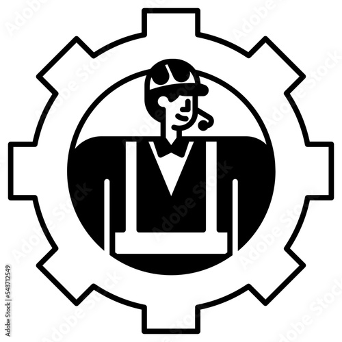 technical support solid icon