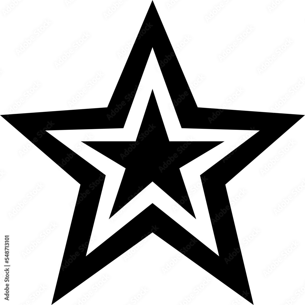 Star Icon design geometry Star Icon design geometry