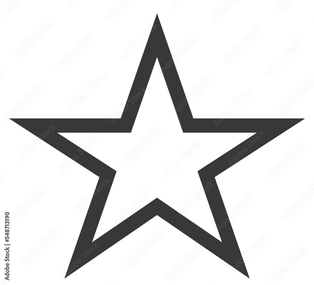 Fototapeta premium Star Icon design geometry