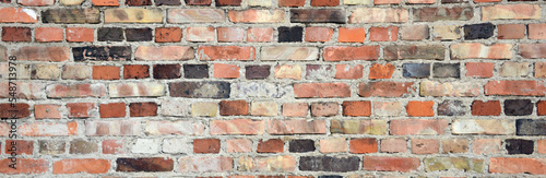 Wall from old bricks. Perfect as a background or texture.