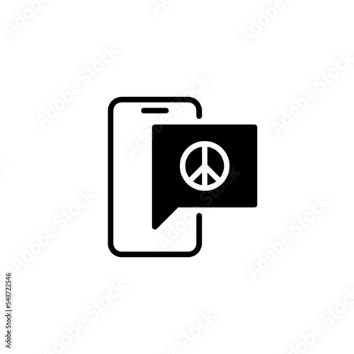 peace chat icon