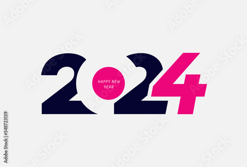 siffra 2024 på en vit bakgrund. 2024 logotyp text design. design