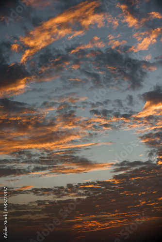 sunset textures on sky