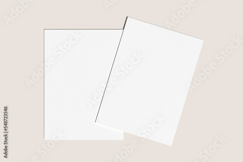 Wedding Invitation Card Blank Mockup