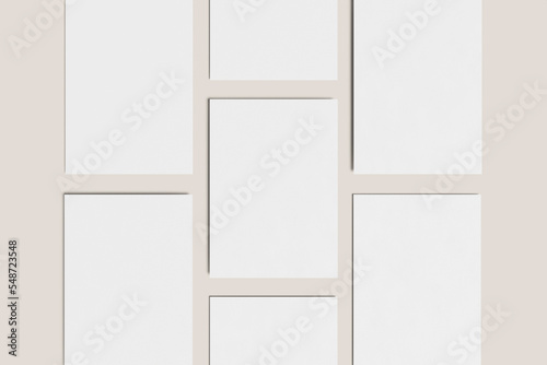 Wedding Invitation Card Blank Mockup