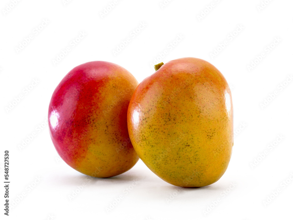 Mango fruits isolated on white Mango fruits isolated on white