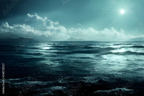 Sparkling ocean waves. Sunlight. Peaceful, beautiful view.  © DW
