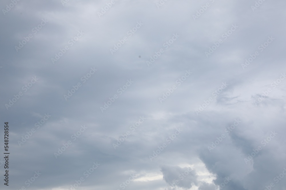 Picturesque view of beautiful sky with clouds