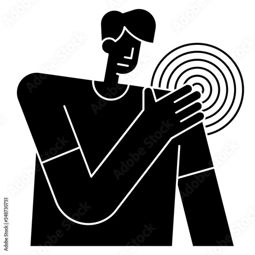shoulder pain icon