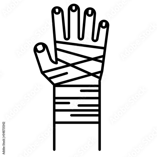 hand bandage icon