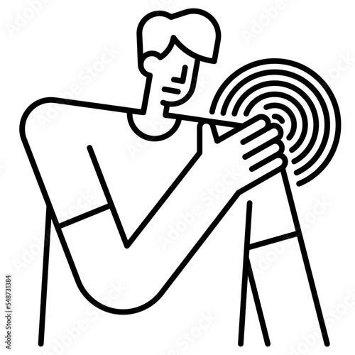 shoulder pain icon