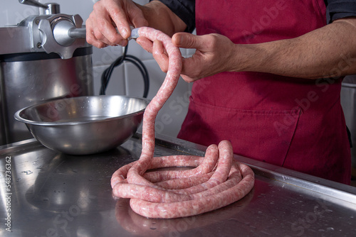 Longanizas de carnicería photo