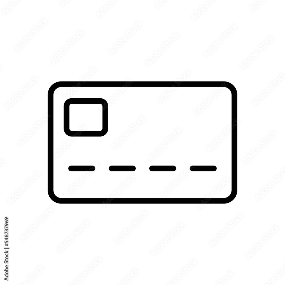 credit card icon vector design template in white background credit card icon vector design template in white background