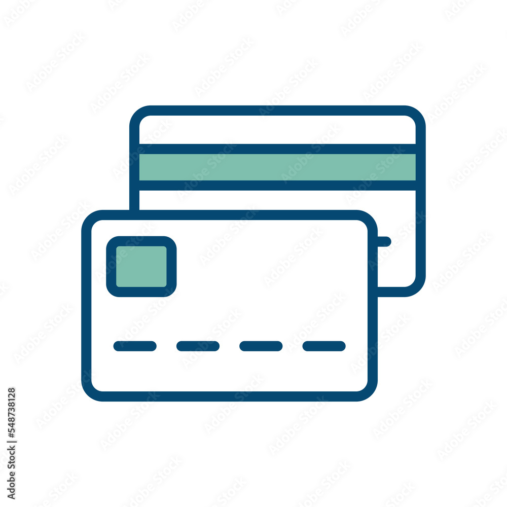 credit card icon vector design template in white background credit card icon vector design template in white background